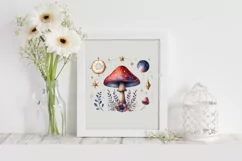 Mystical Mushroom | Celestial | Magic Mushrooms PNG |Tarot Product Image 2