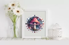 Mystical Mushroom | Celestial | Magic Mushrooms PNG |Tarot Product Image 1
