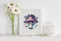 Mystical Mushroom | Celestial | Magic Mushrooms PNG |Tarot Product Image 2