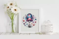 Mystical Mushroom | Celestial | Magic Mushrooms PNG |Tarot Product Image 1