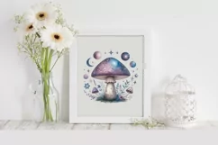 Mystical Mushroom | Celestial | Magic Mushrooms PNG |Tarot Product Image 1