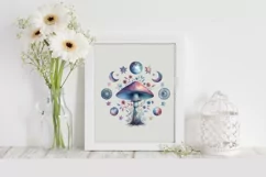 Mystical Mushroom | Celestial | Magic Mushrooms PNG |Tarot Product Image 1