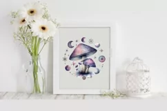 Mystical Mushroom | Celestial | Magic Mushrooms PNG |Tarot Product Image 1