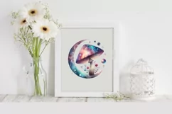 Mystical Mushroom | Celestial | Magic Mushrooms PNG |Tarot Product Image 1