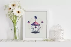 Mystical Mushroom | Celestial | Magic Mushrooms PNG |Tarot Product Image 1