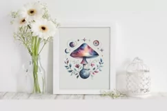 Mystical Mushroom | Celestial | Magic Mushrooms PNG |Tarot Product Image 1