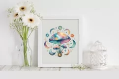 Mystical Mushroom | Celestial | Magic Mushrooms PNG |Tarot Product Image 1