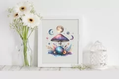 Mystical Mushroom | Celestial | Magic Mushrooms PNG |Tarot Product Image 2