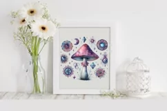 Mystical Mushroom | Celestial | Magic Mushrooms PNG |Tarot Product Image 2