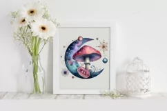 Mystical Mushroom | Celestial | Magic Mushrooms PNG |Tarot Product Image 2