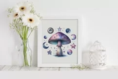 Mystical Mushroom | Celestial | Magic Mushrooms PNG |Tarot Product Image 2