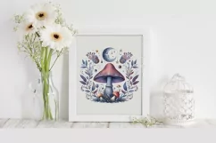Mystical Mushroom | Celestial | Magic Mushrooms PNG |Tarot Product Image 2