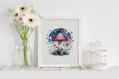 Mystical Mushroom | Celestial | Magic Mushrooms PNG |Tarot Product Image 2