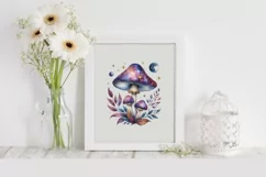Mystical Mushroom | Celestial | Magic Mushrooms PNG |Tarot Product Image 2