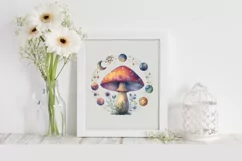 Mystical Mushroom | Celestial | Magic Mushrooms PNG |Tarot Product Image 2