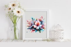 Abstract Pastel Shiny Rhododendron Made of Material Product Image 2