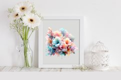 Abstract Pastel Shiny Rhododendron Made of Material Product Image 2