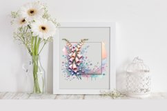 Abstract Pastel Shiny Foxglove Made of Material Product Image 2