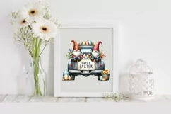 Easter Gnomes Clipart |T-shirt, Mug PNG Product Image 1