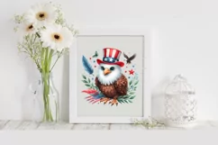 USA, 4th July, Patriotic, Eagle Clipart Product Image 1