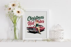 Christmas Vibes and Hot Rides PNG Clipart |Tshirt Design Product Image 6