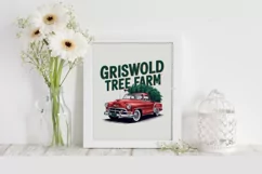 Griswold Tree Farm PNG Clipart |Tshirt Design Product Image 5
