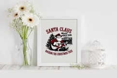 Santa Claus World Tour Rocking Around the Christmas Tree PNG Product Image 2