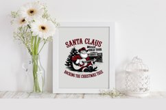 Santa Claus World Tour Rocking Around the Christmas Tree PNG Product Image 4