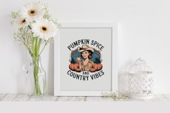Pumpkin Spice and Country Vibes PNG Product Image 7