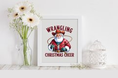 Wrangling Christmas Cheer Clipart |Tshirt Design Product Image 5
