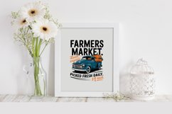 Farmers Market Clipart |Tshirt Design Product Image 5