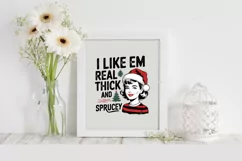 I like them real thick and sprucey Clipart PNG Product Image 6
