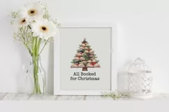 All Booked for Christmas PNG Clipart Product Image 6
