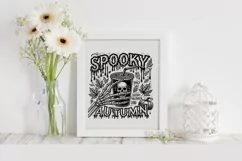Halloween Spooky Watercolor Clipart PNG Product Image 5