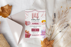 14th Birthday Canva Invitation Editable Template Product Image 3