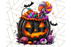 Pumpkin Party Halloween Clipart PNG, Cute Spooky Elements Product Image 3