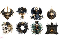 Gothic Christmas Clipart Product Image 6