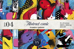 Pop Art Digital Paper |Comic Book Background Product Image 1