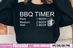 BBQ Timer with beer SVG Product Image 1