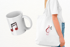 Watercolor Music Notes Clipart Product Image 3