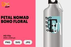 Petal Nomad Boho Floral Monogram Product Image 1