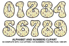 Vintage Toys Alphabet and Numbers PNG 300 DPI Product Image 5
