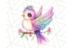 Pastel Fairy Clip Art PNG With Glitter, Rainbow Fairy Png Product Image 3