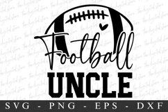Football Uncle SVG | SVG Cut files | Cricut Product Image 1