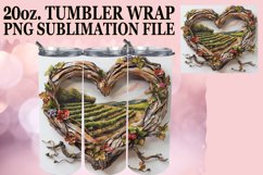 Nature's Palette: Wood Frame Sublimation Product Image 1