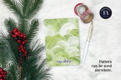 Watercolor Matcha Pattern, Green Wash Texture Product Image 4