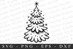 Christmas Tree SVG | SVG Cut files | Cricut Product Image 1