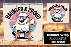 Unique 20oz Sublimation Design , Funny Ghost Product Image 1