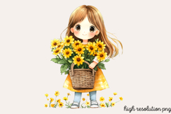 Soft Spring Clipart PNG Product Image 1