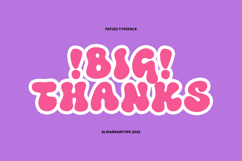 Fatizo - Blob Display Typeface Product Image 15